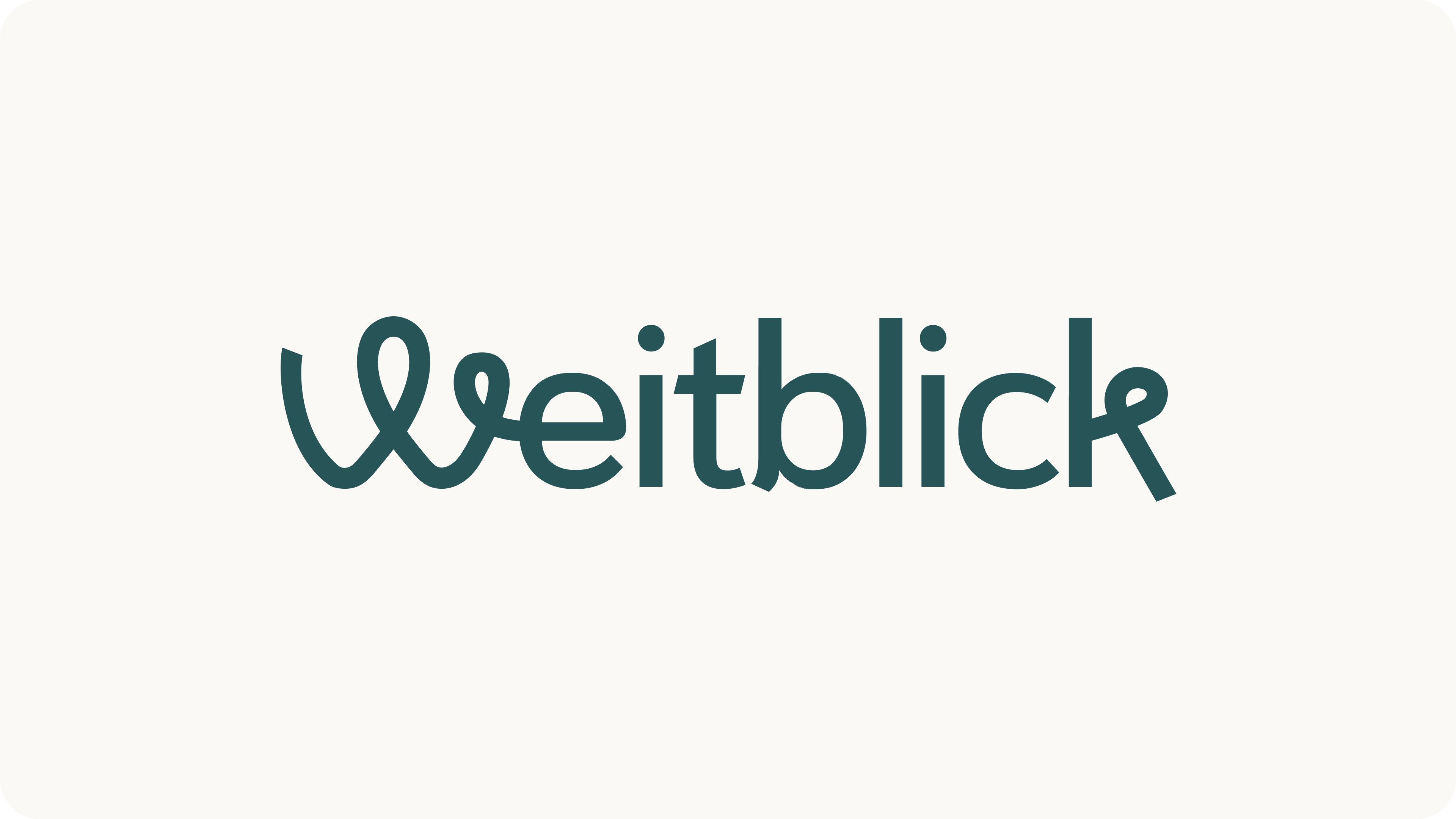 EdTech Branding and Website Design. Weitblick wordmark. "Weitblick"