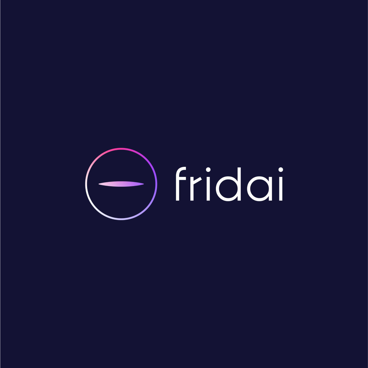 Branding and Website Design. Fridai logo mark.