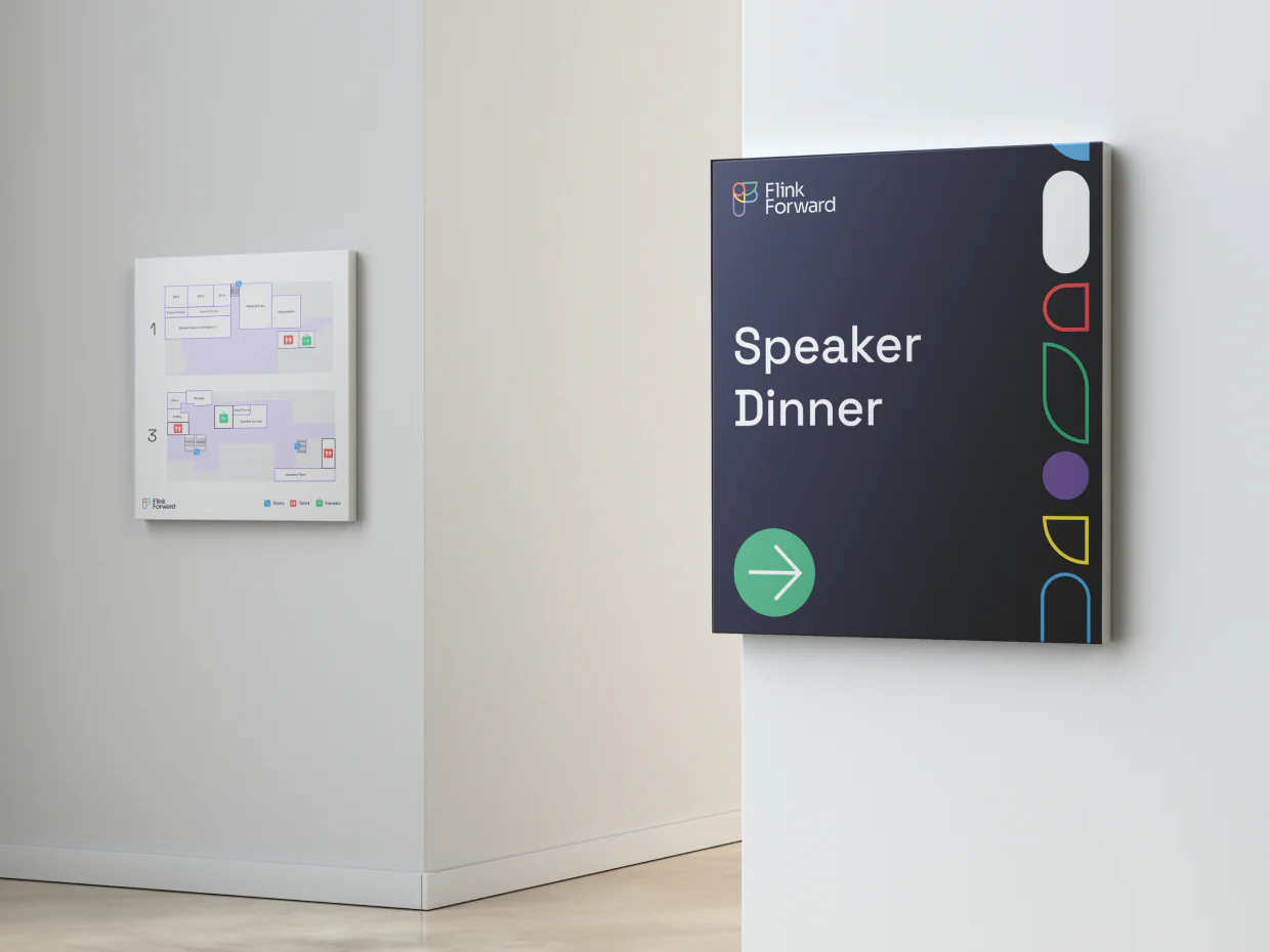 Flink Forward conference signage