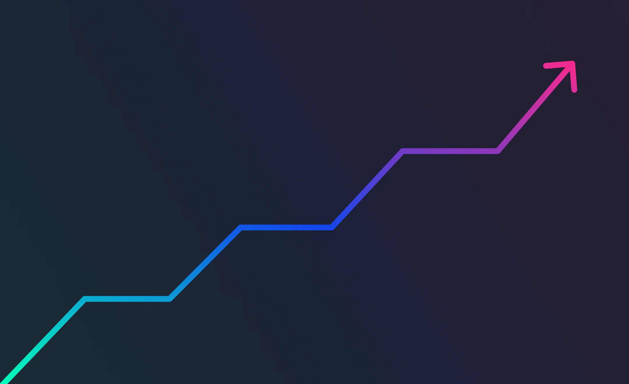 Upward arrow symbolising growth and the impact of branding and marketing companies for start-ups.